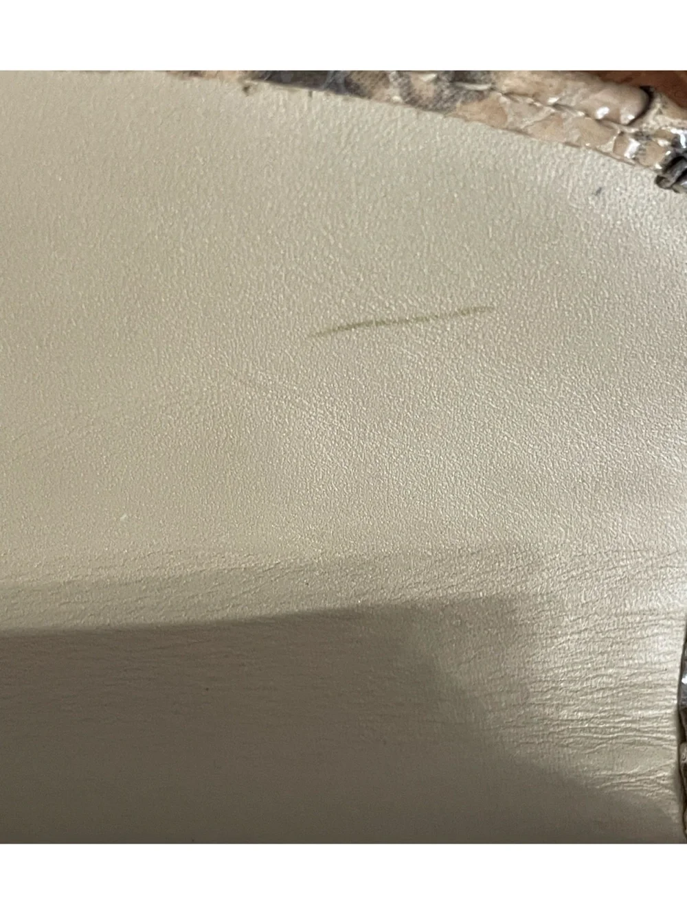 COACH SOHO Python Embossed Leather Tri-Fold Continental Wallet
